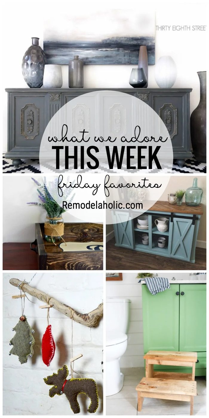 What We Adore This Week For Friday Favorites Featuring Rustic Stools And Organized Open Shelves Featured On Bekob Com