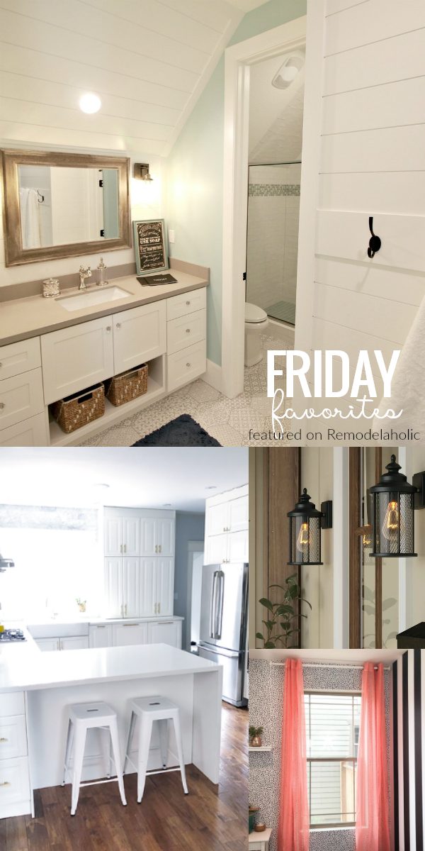 Friday Favorites: outdoor options, striking bathrooms and kitchen, affordable Handmade storage options #Bekob