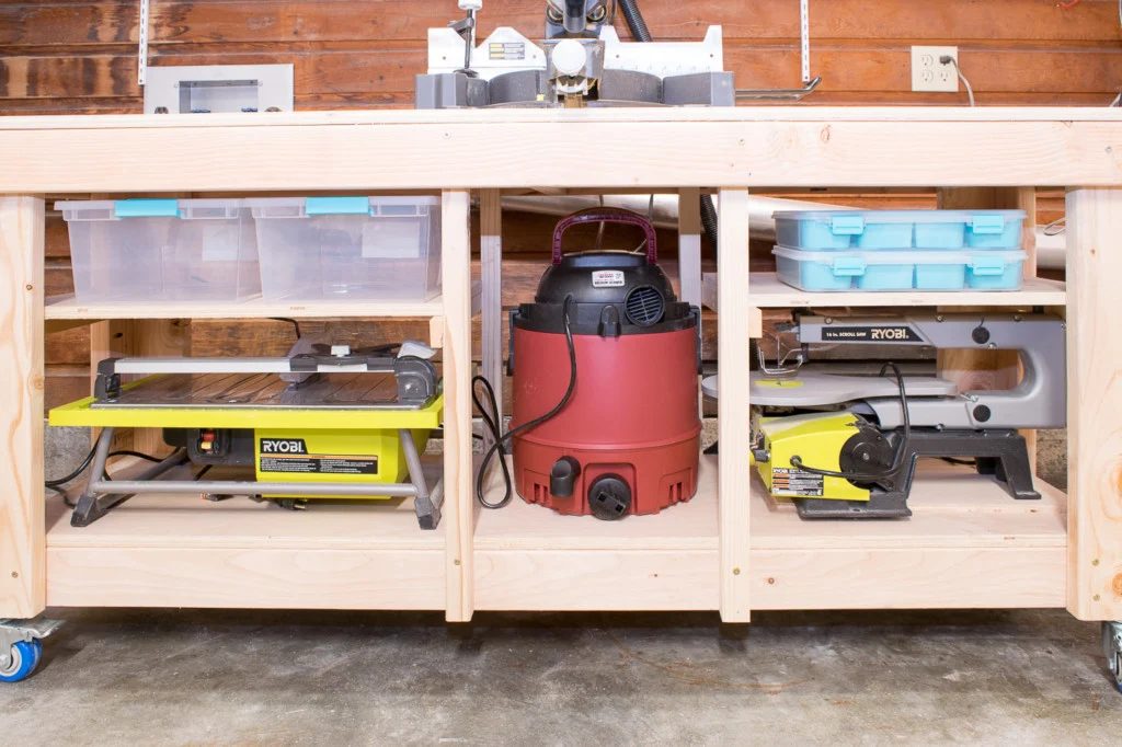 Miter Saw Stand Shelves 3