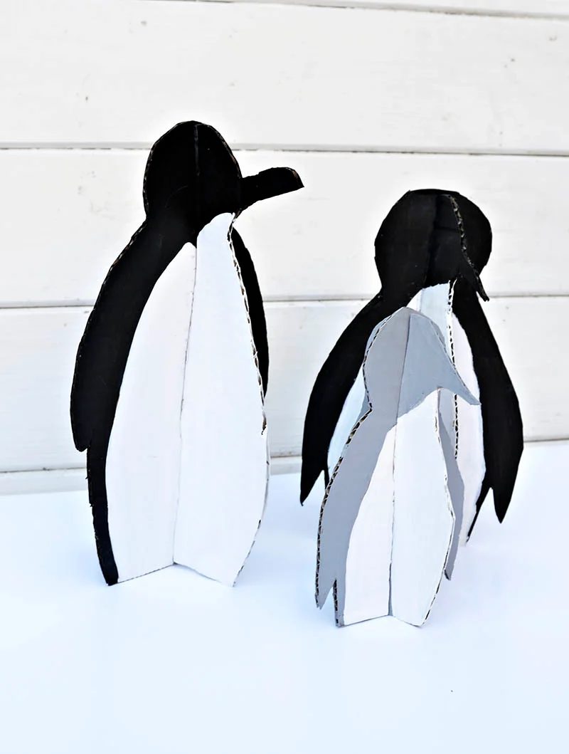 Handmade Christmas Decorations Penguin Family S