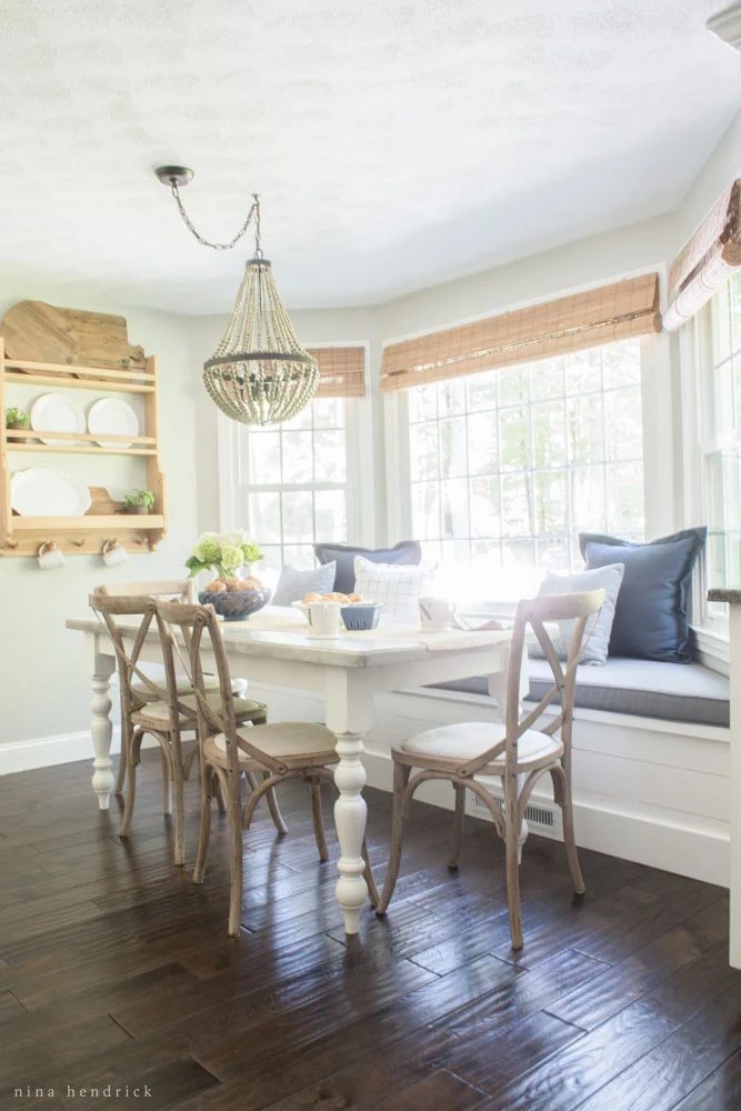 farmhouse breakfast nook, Nina Hendrick