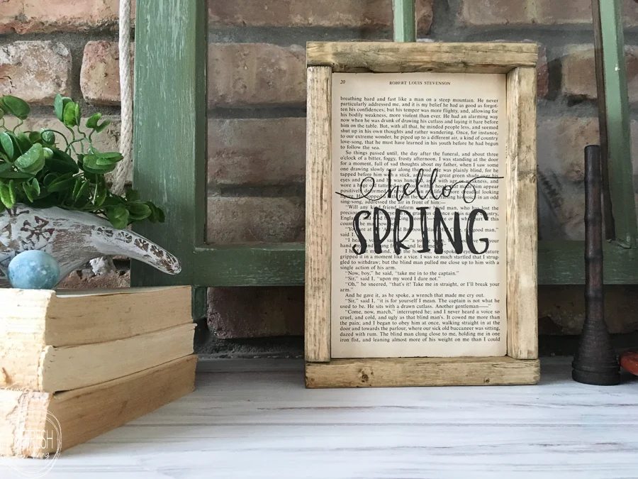 Vintage Farmhouse Spring Mantel, Refresh Living