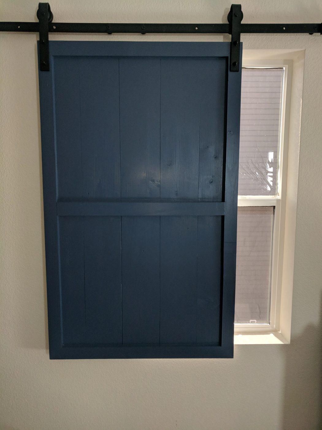 Denise Window Covering Barn Doors Single