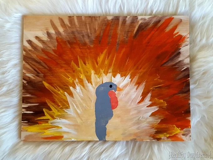 Turkey Thanksgiving Fingerpainting With Unicorn Spit Reality Daydream