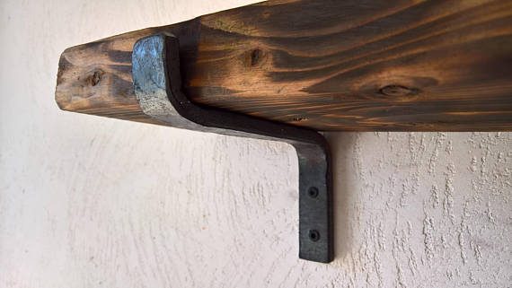 Hand Forged Steel Shelf Brackets Sale, Solforge On Etsy