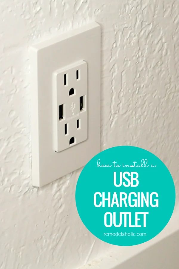 How To Install A Duplex USB Charging Outlet And Update An Old Outlet #Bekob