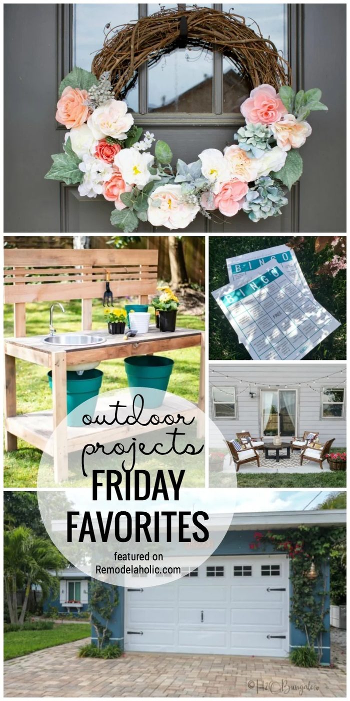 We Are Ready To Get Working Outdoors. Our go-to Outdoor Projects To Spruce Up Your Home And Yard For Spring And Summer Featured On Friday Favorites For Bekob.com