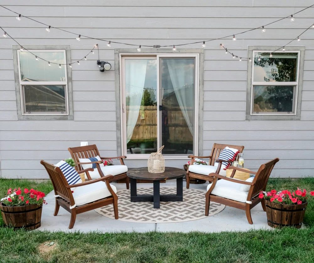 Small Patio Makeover Joyfully Growing Blog
