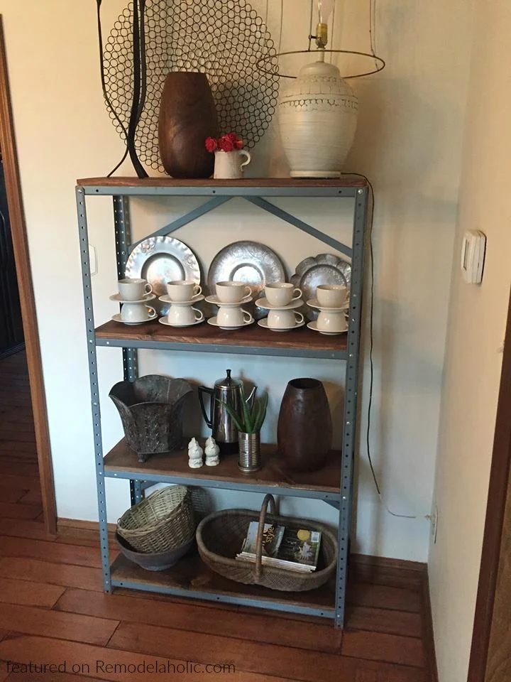 Metal And Wood Shelf Handmade, Michelle Featured On Bekob Wm