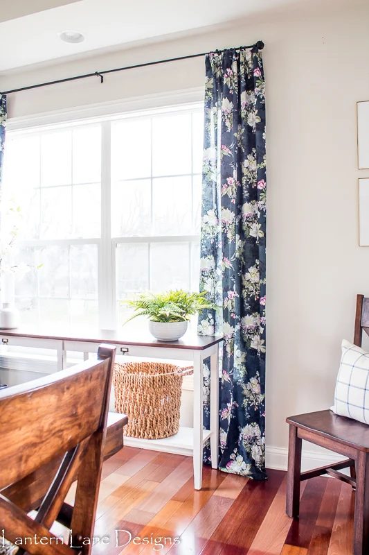 No Sew Curtains With Faux Pinch Pleats, Lantern Lane Designs