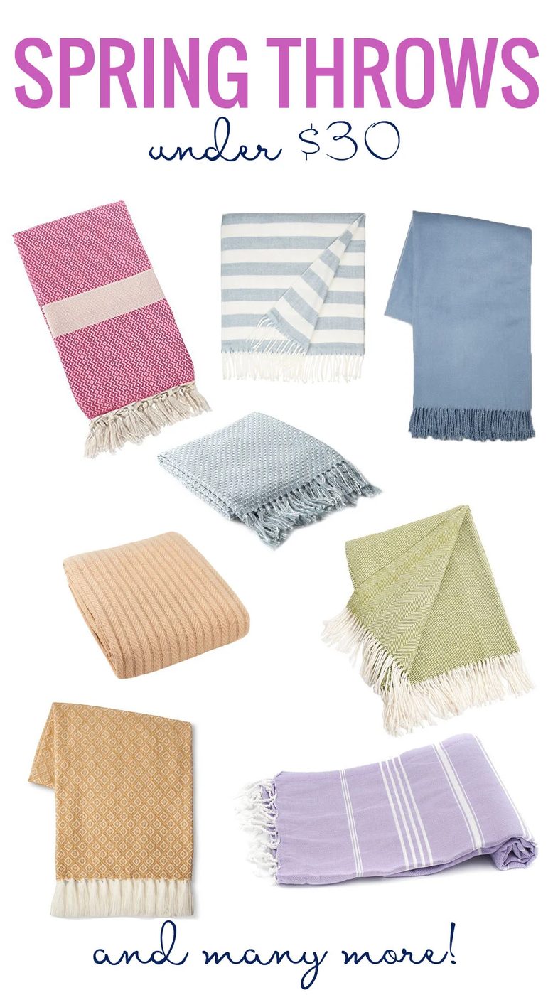 Spring Throws Under $30
