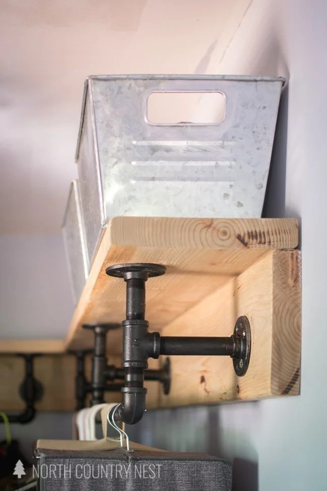 Industrial Style Pipe Shelving 4