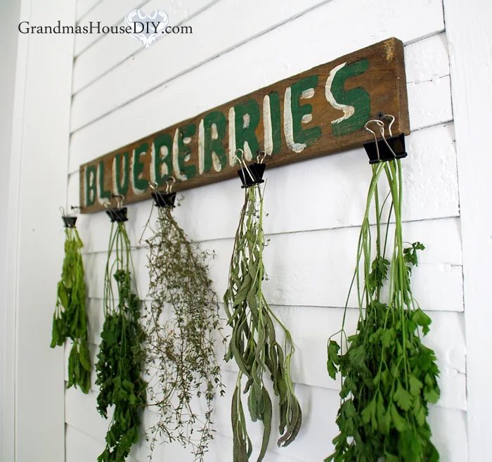 Herb Dry Rack Binder Clips