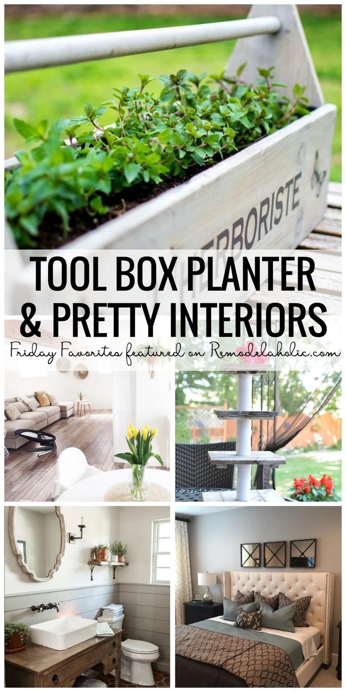 Friday Favorites Featuring A Tool Box Planter And Many Pretty Interiors On Bekob.com