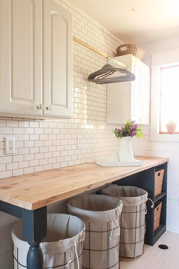 striking-rustic-laundry-room-with-handmade-wire-laundry-baskets-twelve-on-main