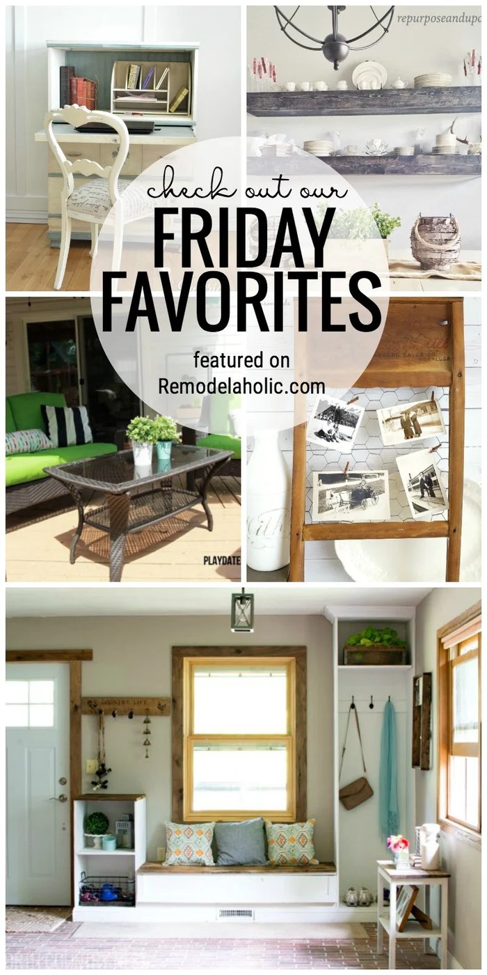 look at Our Friday Favorites For This Week with a vintage bike planter and spray painted outdoor cushions Featured On Bekob.com