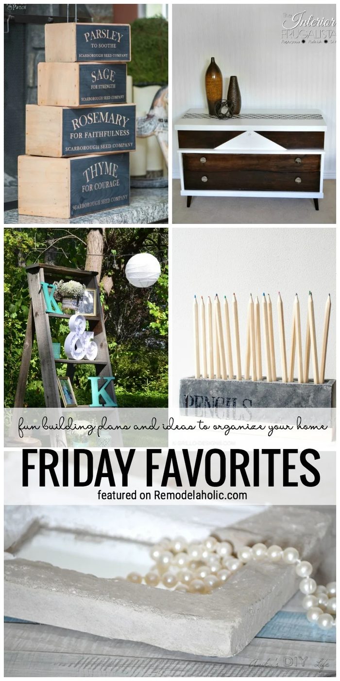 Fun Building Plans And options To Organize Your Home Featured In The Friday Favorites On Bekob.com
