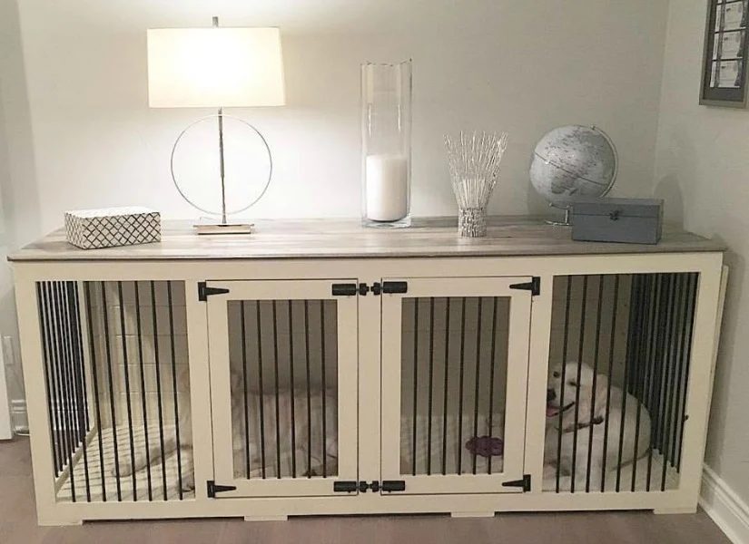 Friday Favorites: Wood Block Floor and a striking Dog Kennel (yes, I said dog kennel!)