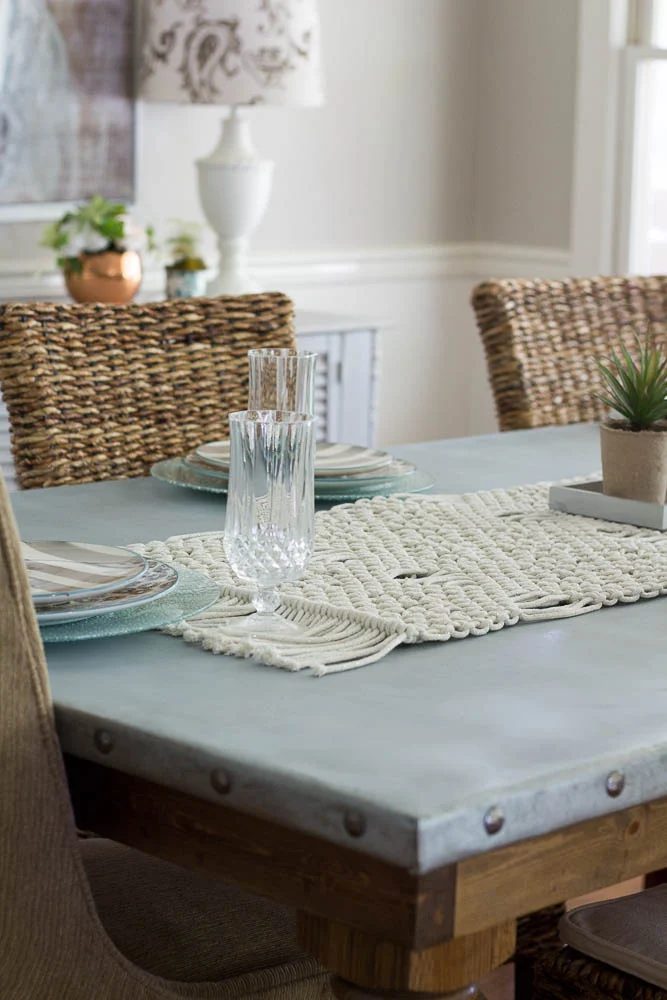 Friday Favorites: Zinc Table Top and Fall Entryway