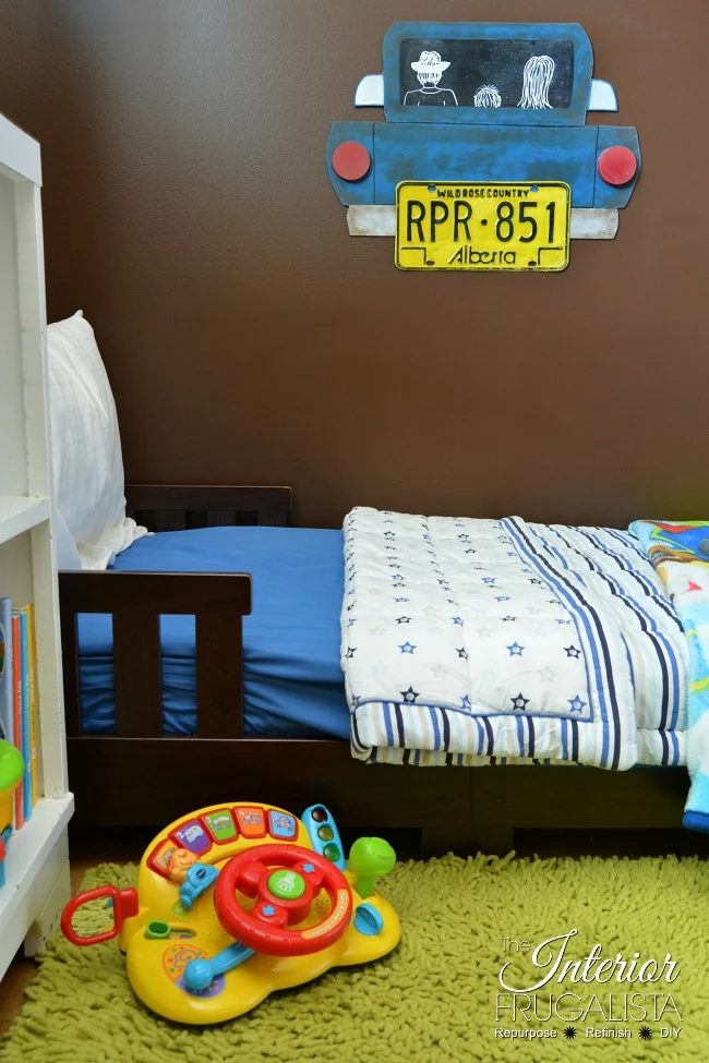 License Plate Wall Art In Child's Room 650