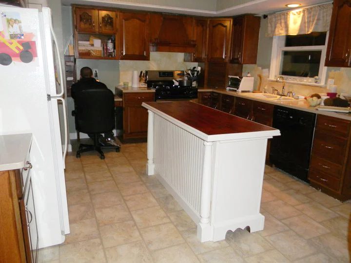 kitchen island from dresser3
