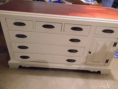From Dresser To Kitchen Island