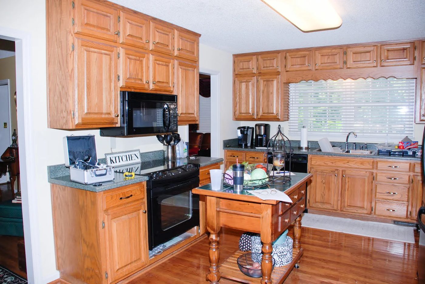 Updated kitchen painted cabinets