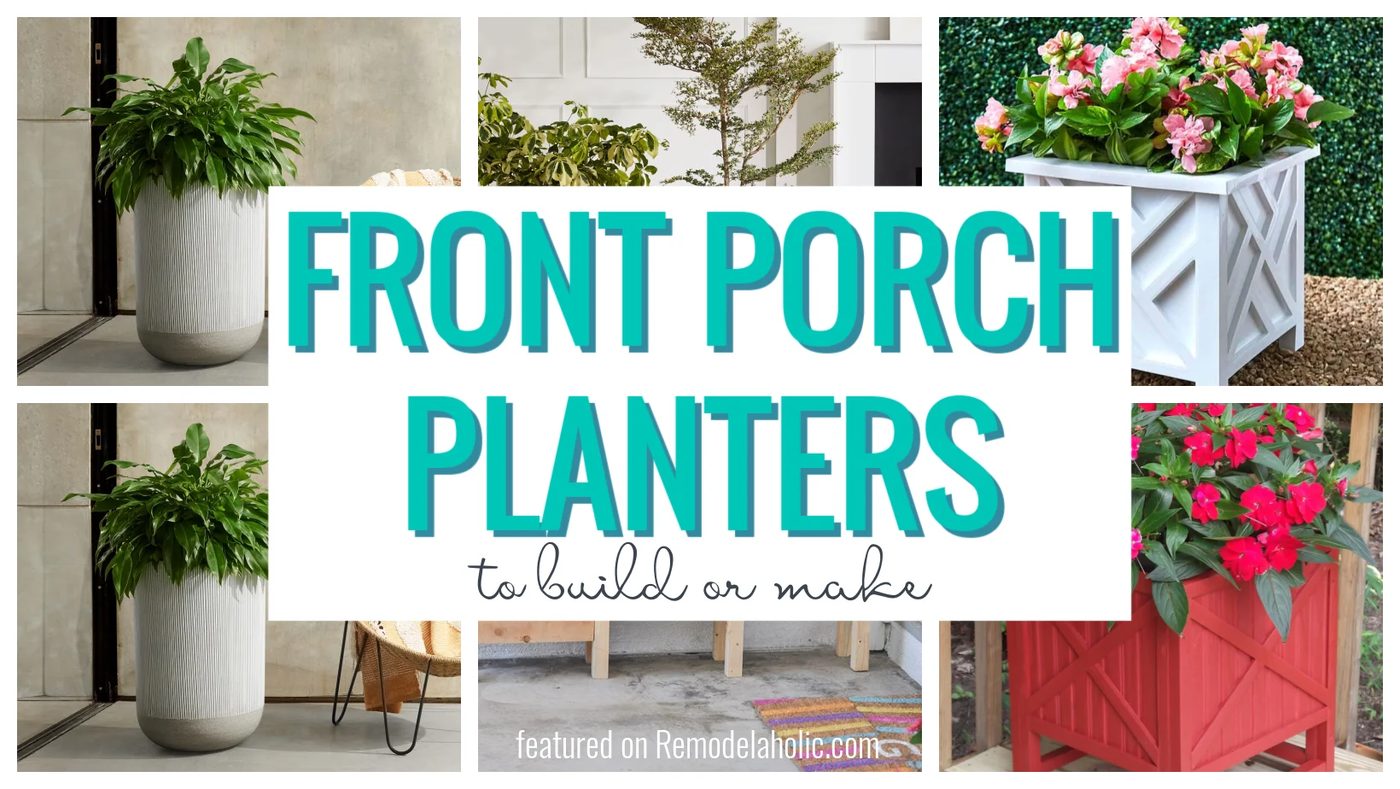 Front Porch Planter To Build Or Make Featured On Bekob.com