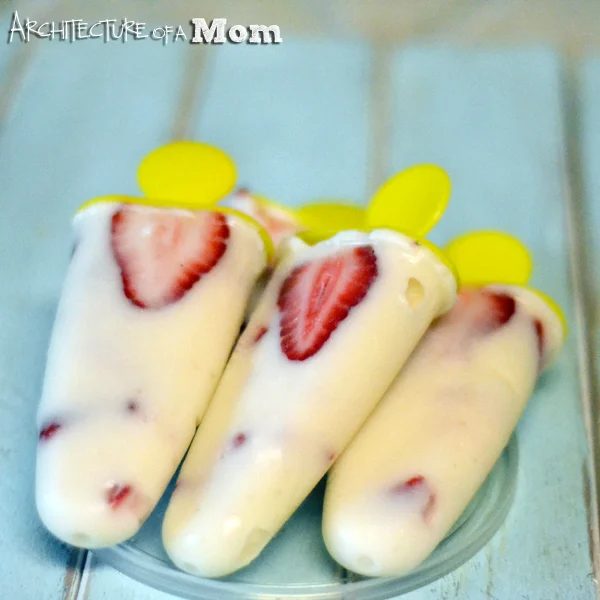 Strawberry Pudding Pops - Frozen Treats to Make With Kids