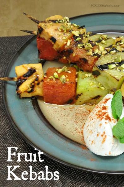 Fruit Kebabs | FOODIEaholic.com #recipe #cooking #grill #fruit #kebab #appetizer