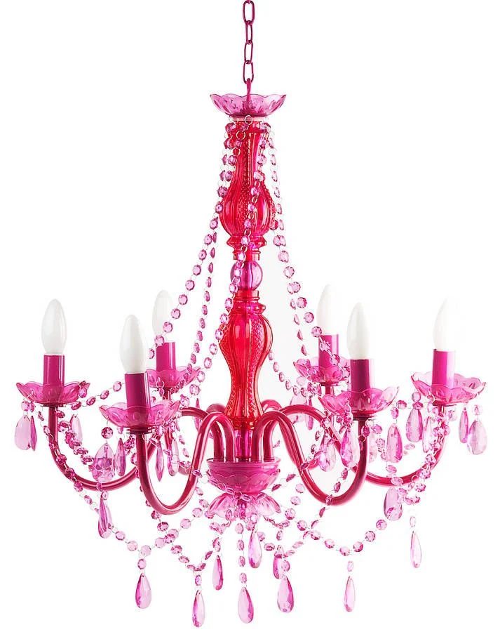 Pink Chandelier