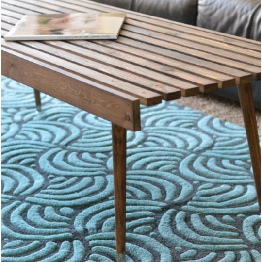 Handmade Modern Slat Coffee Table Building Plan