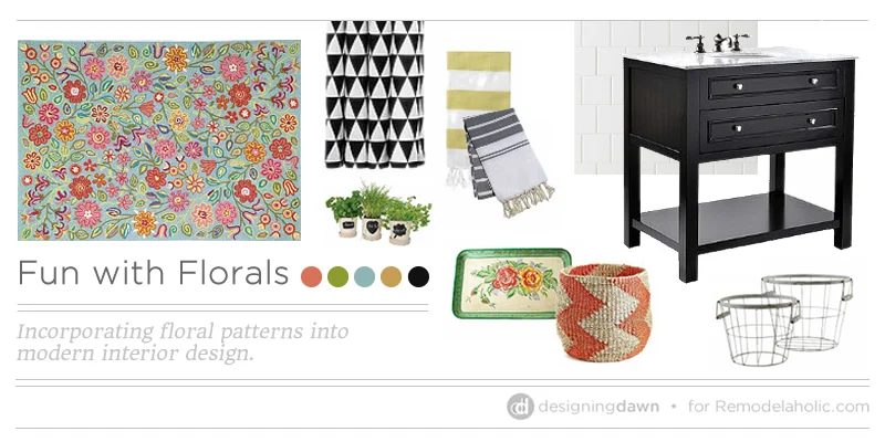 Fun with Florals – Incorporating floral patterns into modern interior design