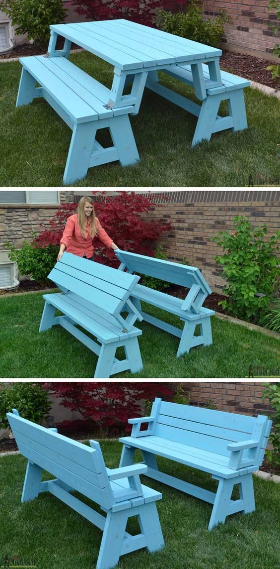 Outdoor 2x4 Projects Built with Structural Lumber - Planters, Furniture, Games, and More!