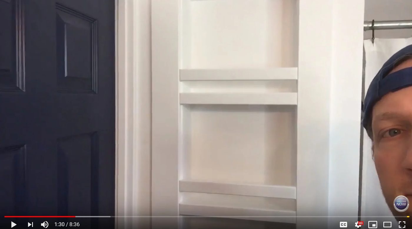 4.28 Bathroom Built Ins Progress Live