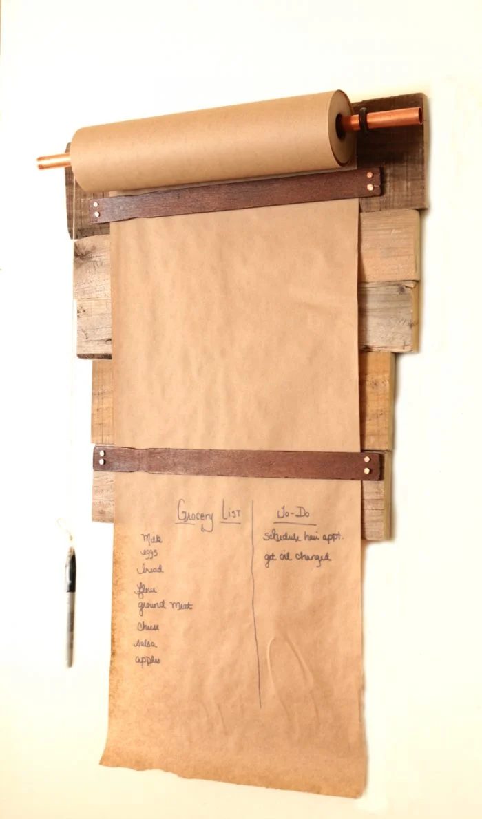Functional Wall Decor, Pallet Wood Memo Board For Menu, The How To Home