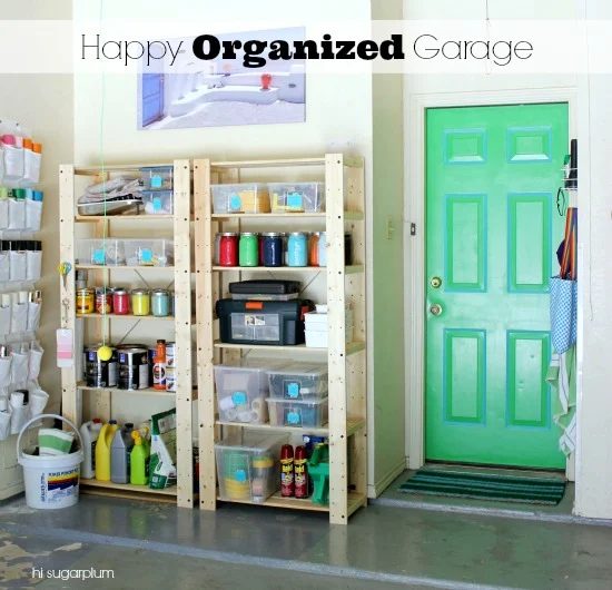 tips for garage organizing, Hi Sugarplum