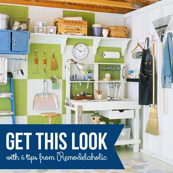 Get This Look - direct Garage Organizing - Tips to Organize Your Garage from Bekob.com #garage #organizing #tips @Bekob