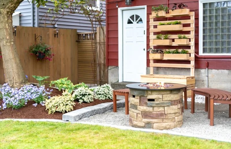 Backyard Makeover Reveal Full View The Handymans Daughter