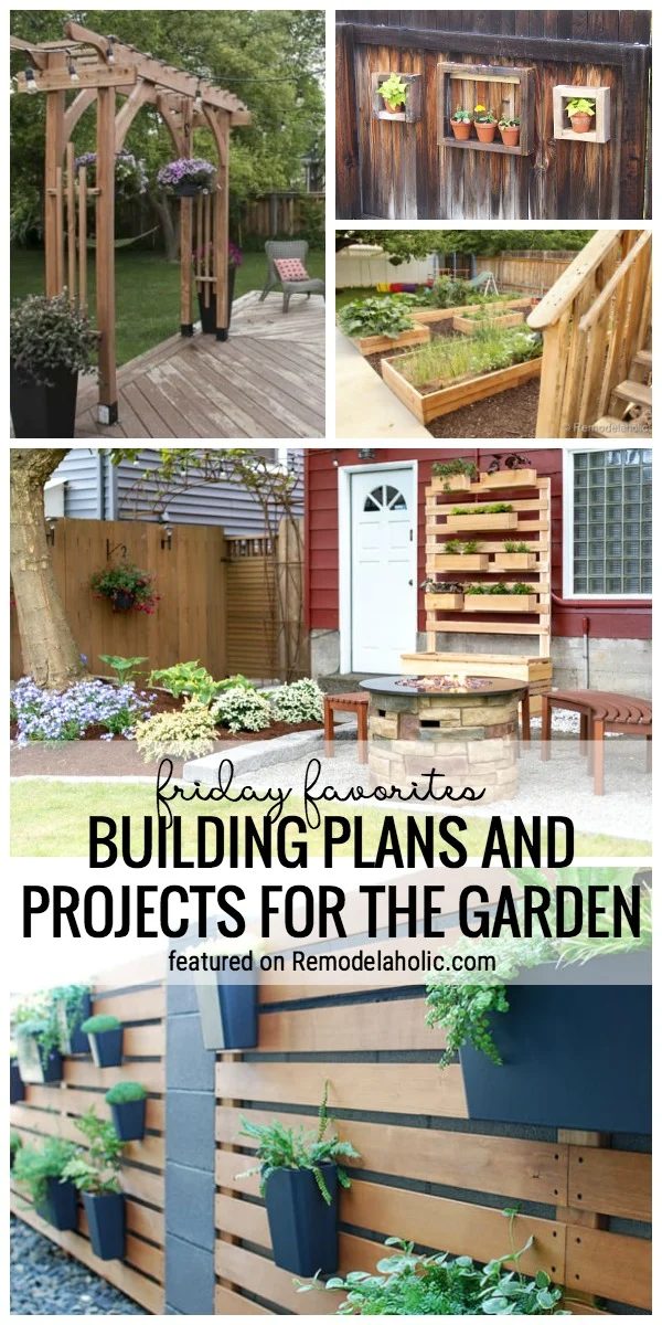 Create A striking Outdoor Space You Love With These Handmade Projects And Building Plans For The Garden Featured On Bekob.com For Friday Favorites