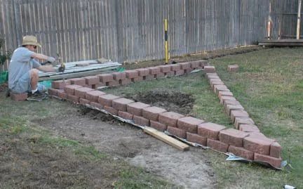 Bekob Justin building garden