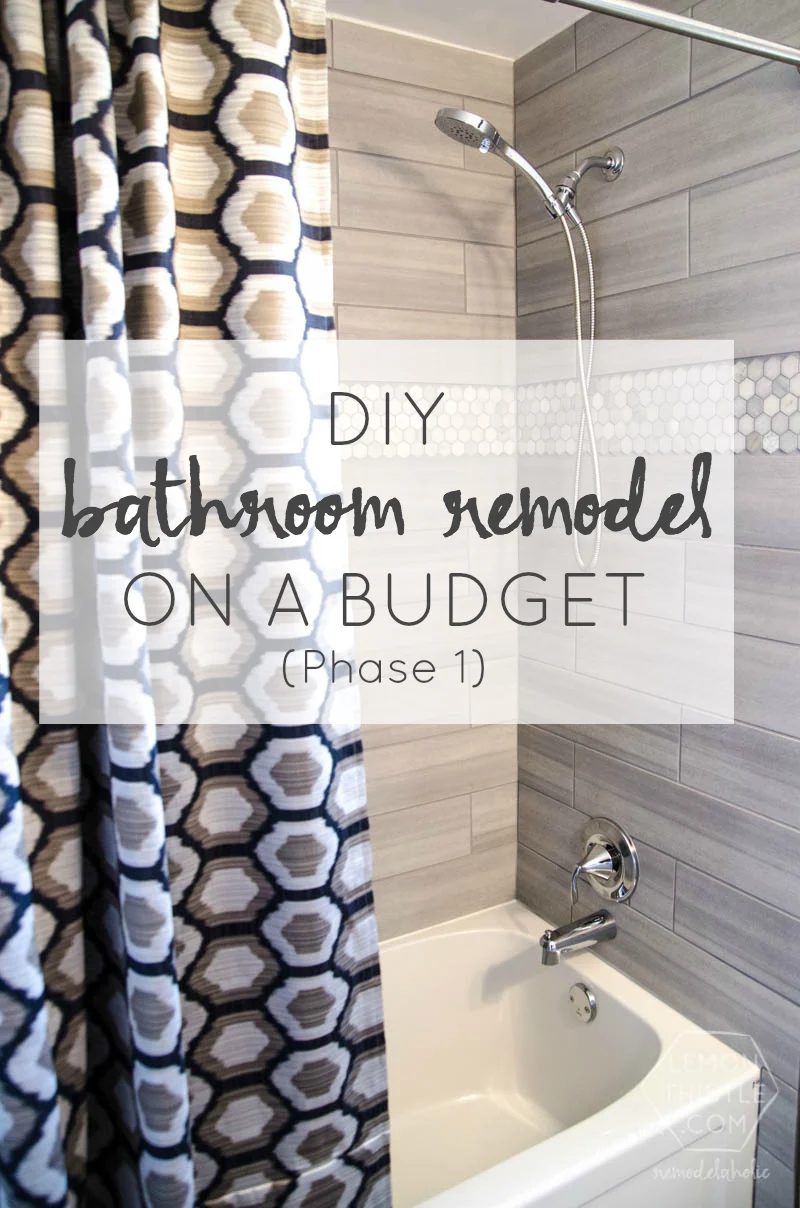 Handmade Bathroom Remodel on a modest-cost (and thoughts on renovating in phases)