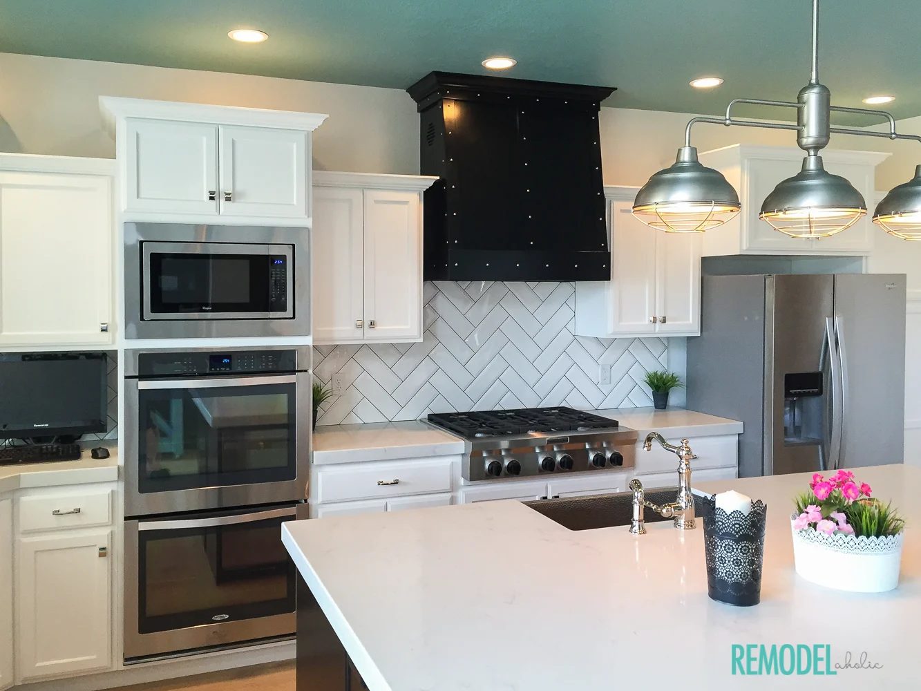 Get This Look: A Colorful White Kitchen