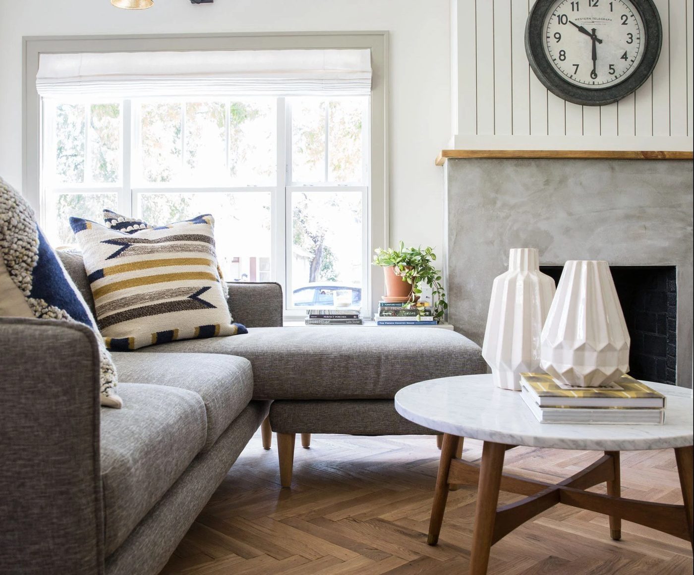 Get This Look: Fixer Upper Giraffe House Living Room