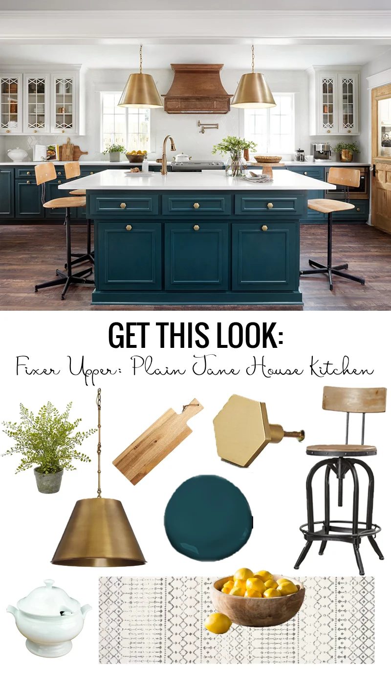 Fixer Upper Plain Jane House Kitchen
