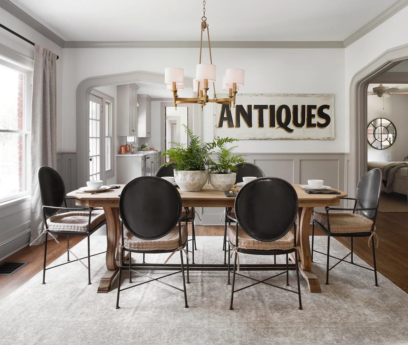 Get This Look: Fixer Upper Scrivano House Dining Room