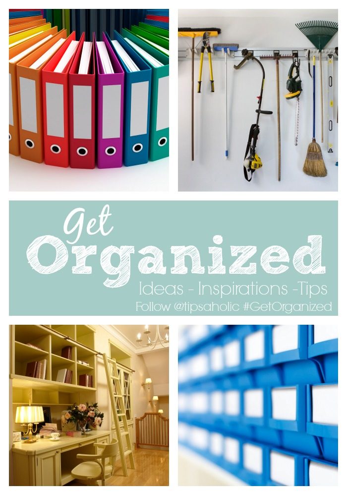 Want to get organized? Don't fret try these tips to organize your life. From car, to home to life we've got you covered with these tips from @tipsaholic #tips #organization #getorg