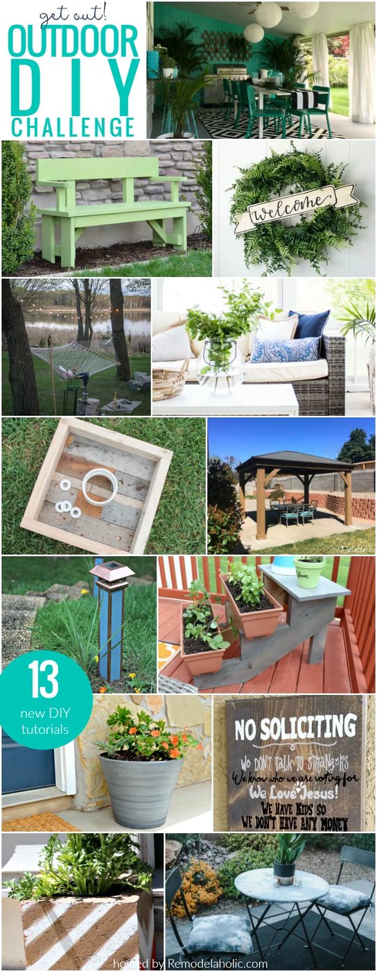The BEST Outdoor Handmade Projects for Your Home, Garden, Patio and Porch | free outdoor building plans + tutorials #Bekob