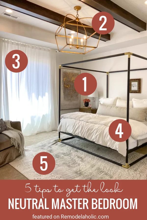 5 Tips For Recreating This Room. Neutral Master Bedroom Get The Look At Bekob.com