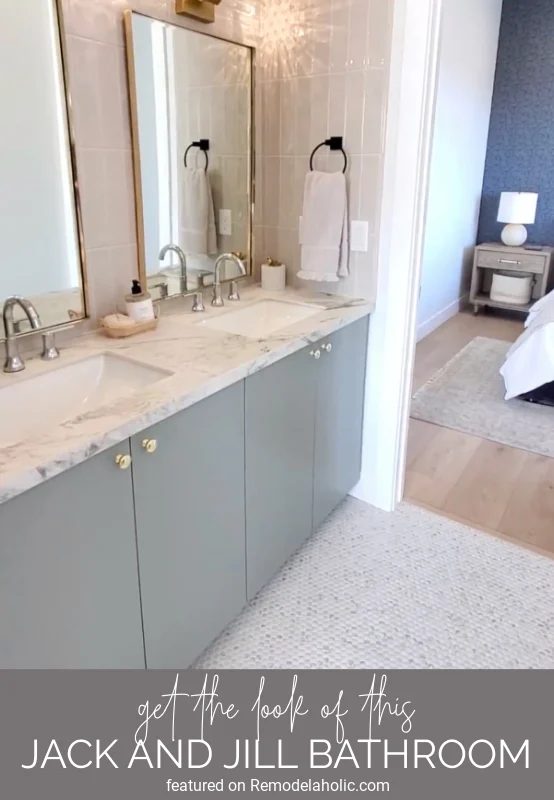 Go For A Classic Neutral Look In A Bathroom With Our Tips To Get The Look Of This Jack And Jill Bathroom And How To Decorate It At Bekob.com